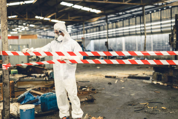 Professional Hoarding Cleanup technician working in Bayside, WI